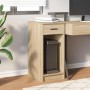 Torre de ordenador con cajón roble sonoma 35x45x77 cm by , Desks - Ref: Foro24-858742, Price: 61,23 €, Discount: %