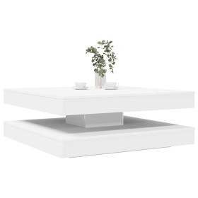 Mesa de centro giratoria 360 grados blanco 90x90x34,5 cm von , Couchtisch - Ref: Foro24-3321351, Preis: 122,84 €, Rabatt: %