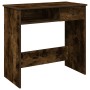 Escritorio de madera contrachapada roble ahumado 80x40x75 cm de , Escritorios - Ref: Foro24-860476, Precio: 62,25 €, Descuent...