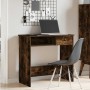 Escritorio de madera contrachapada roble ahumado 80x40x75 cm de , Escritorios - Ref: Foro24-860476, Precio: 62,25 €, Descuent...