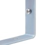 Supports for fence posts 3 units galvanized steel by vidaXL, Accessories for gates and fences - Ref: Foro24-148989, Price: 40...