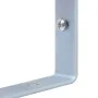 Supports for fence posts 3 units galvanized steel by vidaXL, Accessories for gates and fences - Ref: Foro24-148989, Price: 46...