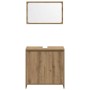 Juego de muebles baño 3 piezas madera ingeniería roble artisan von , Badezimmermöbel - Ref: Foro24-3328566, Preis: 162,65 €, ...