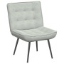 Sillón de relax con reposapiés terciopelo gris claro von , Stühle - Ref: Foro24-4012327, Preis: 90,10 €, Rabatt: %