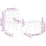 Sillón de relax con reposapiés terciopelo gris claro von , Stühle - Ref: Foro24-4012327, Preis: 90,10 €, Rabatt: %