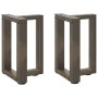Patas de mesa centro forma T 2uds acero natural 38x25x(42-43)cm by , Table legs - Ref: Foro24-4013027, Price: 81,23 €, Discou...