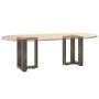 Patas de mesa centro forma T 2uds acero natural 38x25x(42-43)cm by , Table legs - Ref: Foro24-4013027, Price: 81,23 €, Discou...
