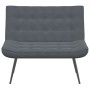 Banco de terciopelo gris oscuro 110x74x84 cm de , Bancos - Ref: Foro24-4012338, Precio: 194,43 €, Descuento: %