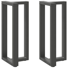 Patas de mesa bar forma T 2 uds acero antracita 50x35x(90-91)cm by , Table legs - Ref: Foro24-4013078, Price: 132,24 €, Disco...