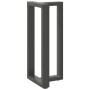 Patas de mesa bar forma T 2 uds acero antracita 50x35x(90-91)cm by , Table legs - Ref: Foro24-4013078, Price: 132,24 €, Disco...