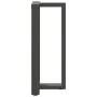 Patas de mesa bar forma T 2 uds acero antracita 50x35x(90-91)cm by , Table legs - Ref: Foro24-4013078, Price: 132,24 €, Disco...