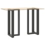 Patas de mesa bar forma T 2 uds acero antracita 50x35x(90-91)cm by , Table legs - Ref: Foro24-4013078, Price: 132,24 €, Disco...