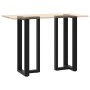 Patas de mesa bar forma T 2 uds acero negro 40x35x(100-101) cm by , Table legs - Ref: Foro24-4013084, Price: 164,27 €, Discou...