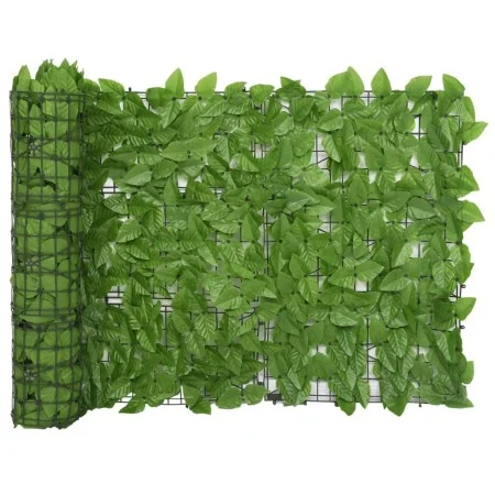 Toldo para balcón con hojas verde 400x75cm de vidaXL, Sombrillas - Ref: Foro24-315496, Precio: 31,84 €, Descuento: %