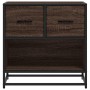 Mesilla de noche roble marrón 60x31x60 cm madera contrachapada von , Nachttische - Ref: Foro24-848698, Preis: 66,89 €, Rabatt: %