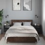 Mesitas de noche de pared 2 unidades negra 40x31x39,5 cm by , Nightstands - Ref: Foro24-848735, Price: 70,14 €, Discount: %