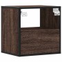 Mesita de noche de pared color roble marrón 40x31x39,5 cm von , Nachttische - Ref: Foro24-848742, Preis: 42,53 €, Rabatt: %