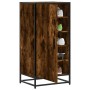Zapatero madera contrachapada roble ahumado 48x38x97,5 cm by , Shoe racks and shoe organizers - Ref: Foro24-849201, Price: 78...