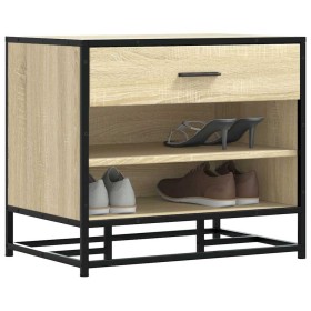 Banco zapatero madera de ingeniería roble sonoma 60x40x53,5 cm von , Bänke für Hallen und Lager - Ref: Foro24-849220, Preis: ...