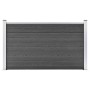 Panel de valla WPC negro 180x105 cm de vidaXL, Paneles de vallas - Ref: Foro24-148975, Precio: 210,43 €, Descuento: %