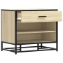 Banco zapatero madera de ingeniería roble sonoma 60x40x53,5 cm by , Benches for halls and storage - Ref: Foro24-849220, Price...