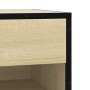 Banco zapatero madera de ingeniería roble sonoma 60x40x53,5 cm by , Benches for halls and storage - Ref: Foro24-849220, Price...