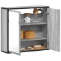 Armario con espejo de baño madera gris sonoma 65x20x60 cm von , Badezimmerwaschtische - Ref: Foro24-849257, Preis: 88,64 €, R...