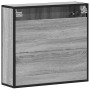 Armario con espejo de baño madera gris sonoma 65x20x60 cm von , Badezimmerwaschtische - Ref: Foro24-849257, Preis: 88,64 €, R...