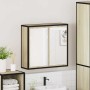 Armario con espejo de baño madera roble sonoma 65x20x60 cm by , bathroom vanities - Ref: Foro24-849255, Price: 86,03 €, Disco...