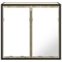 Armario con espejo de baño madera roble sonoma 65x20x60 cm by , bathroom vanities - Ref: Foro24-849255, Price: 86,03 €, Disco...