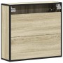 Armario con espejo de baño madera roble sonoma 65x20x60 cm by , bathroom vanities - Ref: Foro24-849255, Price: 86,03 €, Disco...