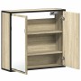 Armario con espejo de baño madera roble sonoma 65x20x60 cm by , bathroom vanities - Ref: Foro24-849255, Price: 86,03 €, Disco...