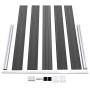 Panel de valla WPC negro 180x105 cm de vidaXL, Paneles de vallas - Ref: Foro24-148975, Precio: 210,43 €, Descuento: %