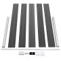 Schwarzes WPC-Zaunelement 180x105 cm von vidaXL, Zaunpaneele - Ref: Foro24-148975, Preis: 200,56 €, Rabatt: %