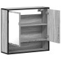 Armario con espejo de baño madera gris sonoma 65x20x60 cm von , Badezimmerwaschtische - Ref: Foro24-849262, Preis: 86,67 €, R...