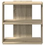 Librería 3 estantes madera ingeniería roble Sonoma 60x30x60 cm by , Bookcases and shelves - Ref: Foro24-860249, Price: 39,76 ...