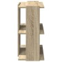 Librería 3 estantes madera ingeniería roble Sonoma 60x30x60 cm by , Bookcases and shelves - Ref: Foro24-860249, Price: 39,76 ...