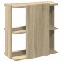 Librería 3 estantes madera ingeniería roble Sonoma 60x30x60 cm by , Bookcases and shelves - Ref: Foro24-860249, Price: 39,76 ...