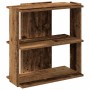 Librería 3 niveles madera ingeniería madera vieja 60x30x60 cm by , Bookcases and shelves - Ref: Foro24-860254, Price: 40,63 €...