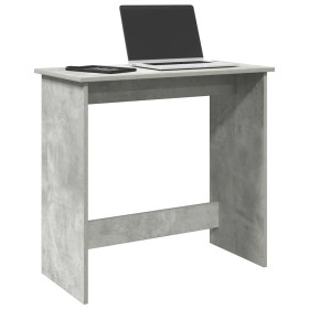 Escritorio de madera contrachapada gris hormigón 80x40x75 cm de , Escritorios - Ref: Foro24-860457, Precio: 43,43 €, Descuent...