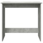Escritorio de madera contrachapada gris hormigón 80x40x75 cm by , Desks - Ref: Foro24-860457, Price: 43,43 €, Discount: %