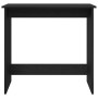 Escritorio de madera contrachapada negro 80x40x75 cm de , Escritorios - Ref: Foro24-860455, Precio: 49,73 €, Descuento: %