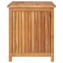 Garten-Aufbewahrungsbox aus massivem Teakholz, 90 x 50 x 58 cm von vidaXL, Aufbewahrungsboxen für den Außenbereich - Ref: For...