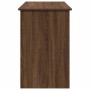 Escritorio de madera de ingeniería marrón roble 102x50x75 cm de , Escritorios - Ref: Foro24-860469, Precio: 115,62 €