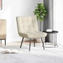 Sillón de relax terciopelo crema 64x74x84 cm von , Stühle - Ref: Foro24-4012325, Preis: 80,85 €, Rabatt: %