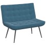 Banco de terciopelo azul 110x74x84 cm de , Bancos - Ref: Foro24-4012346, Precio: 136,63 €, Descuento: %