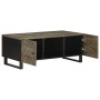Mesa de centro madera maciza de mango negra 100x54x40 cm by , Coffee table - Ref: Foro24-4017696, Price: 155,70 €, Discount: %
