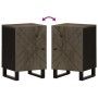 Mueble de baño de madera maciza de mango negro 38x33x58 cm von , Badezimmermöbel - Ref: Foro24-4017705, Preis: 74,80 €, Rabat...