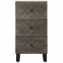 Aparador negro 40x33x75 cm madera maciza mango de , Almacenamiento para CD y DVD - Ref: Foro24-4017707, Precio: 117,52 €, Des...