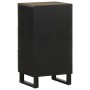 Aparador negro 40x33x75 cm madera maciza mango de , Almacenamiento para CD y DVD - Ref: Foro24-4017707, Precio: 117,52 €, Des...